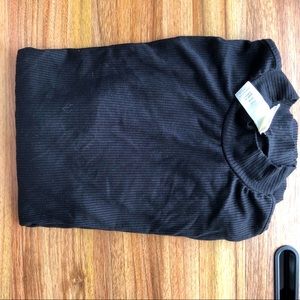 Basic black long sleeve shirt